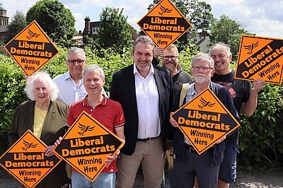 Lib Dem volunteers