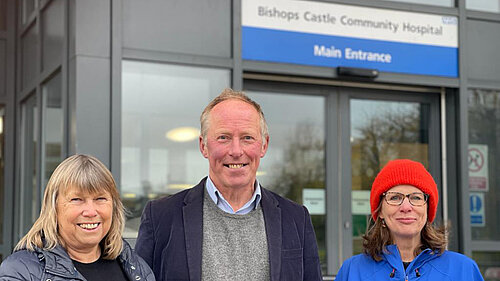 Chris Naylor at Bishop's Castle Community Hospital