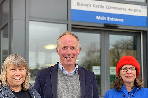 Chris Naylor at Bishop's Castle Community Hospital