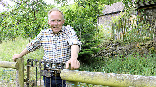 Chris Naylor at his home in South Shropshire