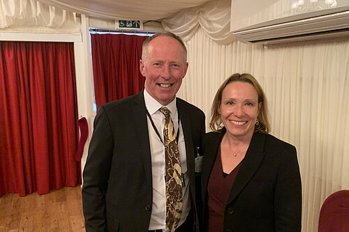 Chris Naylor with Helen Morgan MP